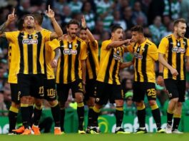 Champions League AEK vs Videoton