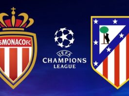 Champions League Monaco vs Atletico Madrid