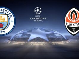 Manchester City vs Shakhtar Donetsk Champions League